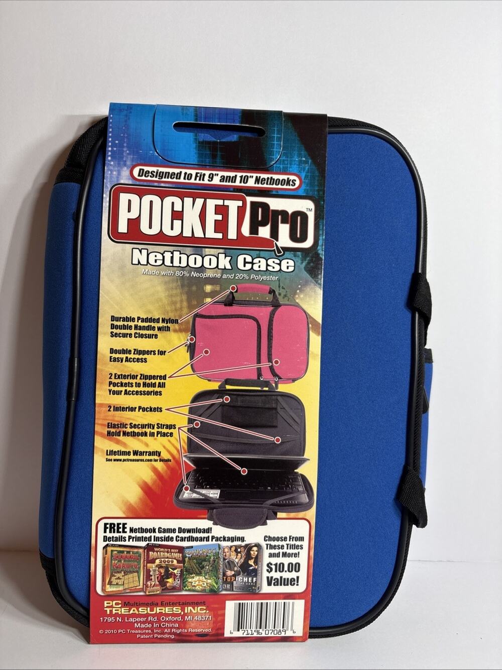 Pc Treasures Inc. 9 Inch To 10 Inch Device Neoprene Case